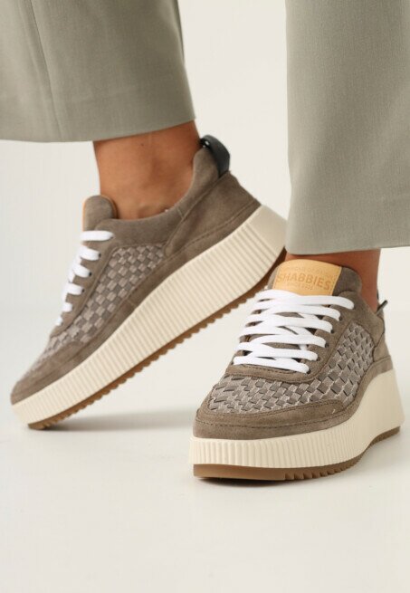 Shabbies Amsterdam Sneaker Chavi Lua Taupe