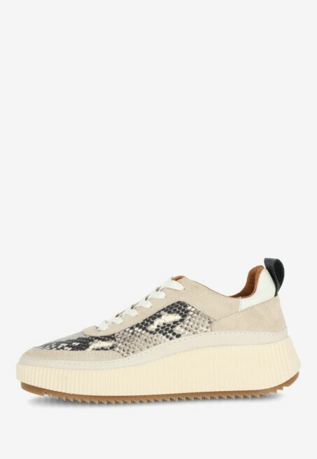 Shabbies Amsterdam Sneaker Chavi Luna Zwart/Wit