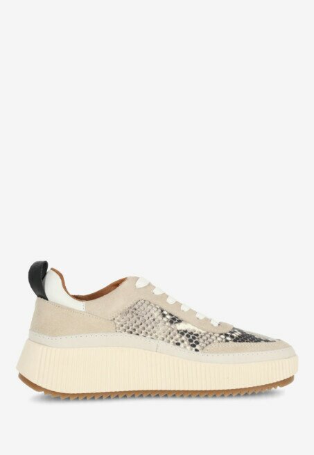 shabbies amsterdam Sneaker Chavi Luna Zwart/Wit