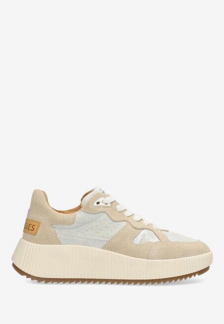 shabbies amsterdam Sneaker Chavi Nio Beige/Zilver