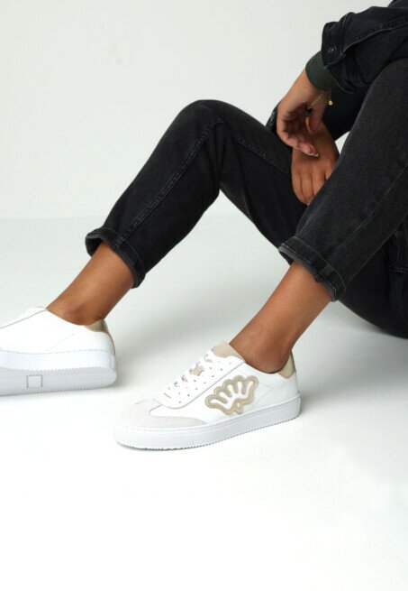 Shabbies Amsterdam Sneaker Rabia Yana Wit/Goud