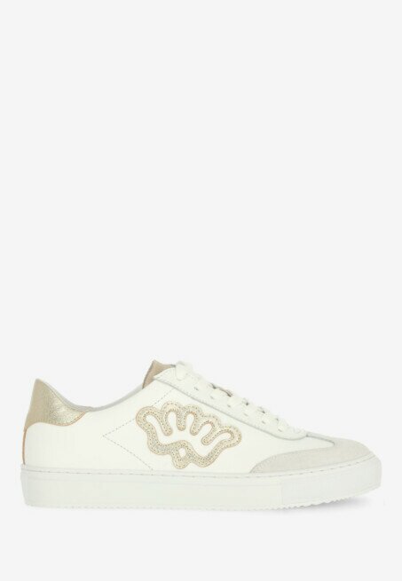 shabbies amsterdam Sneaker Rabia Yana Wit/Goud
