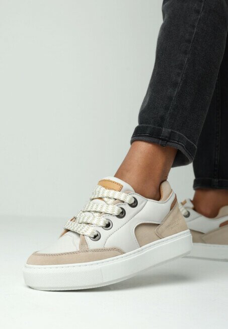 Shabbies Amsterdam Sneaker Ragy Chunky Wit