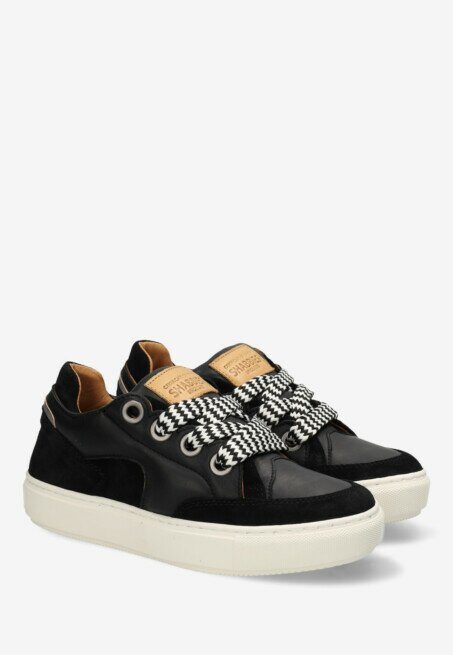 Shabbies Amsterdam Sneaker Ragy Chunky Zwart