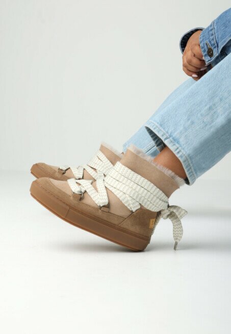 Shabbies Amsterdam Winterlaars Ragy Uma Doubleface Camel