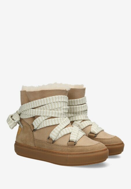 Shabbies Amsterdam Winterlaars Ragy Uma Doubleface Camel