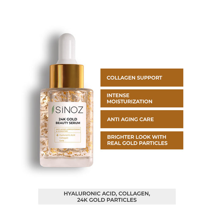 sinoz cosmetics 24K Gold Anti-aging Beauty Serum