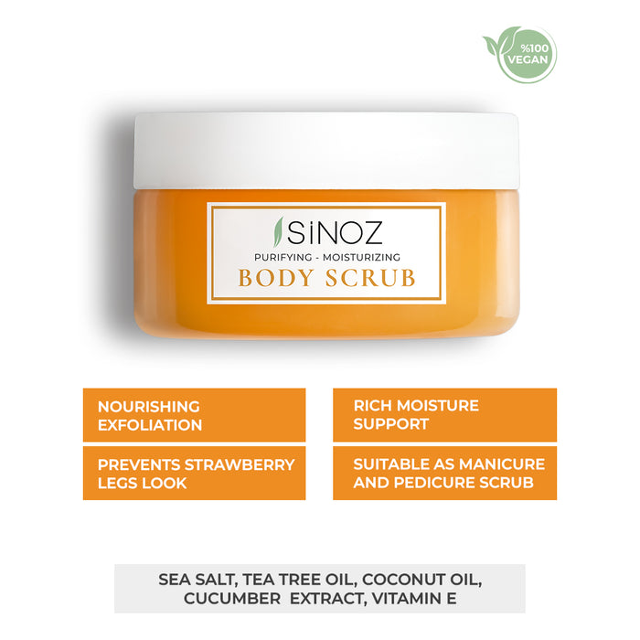 sinoz cosmetics Gold Aura Body Scrub