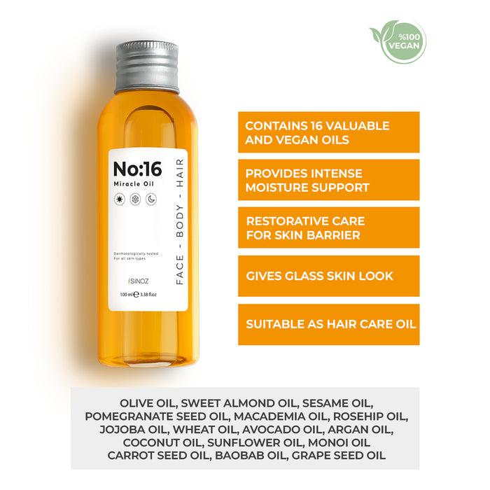 sinoz cosmetics NO:16 Miracle Oil