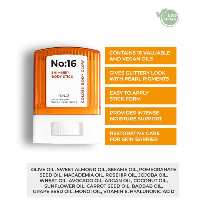 sinoz cosmetics No:16 Shimmer Stick