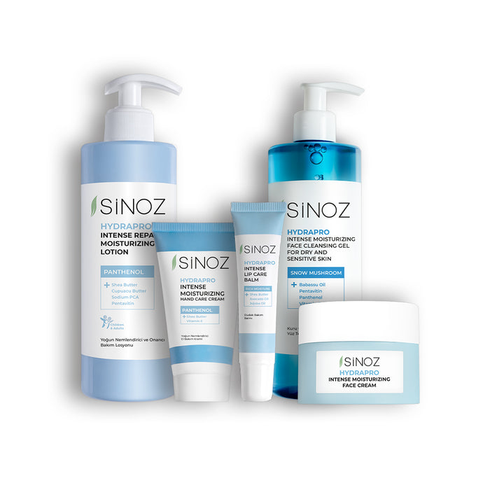 sinoz cosmetics Pro series dry skin set