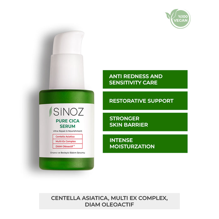 sinoz cosmetics Pure Cica Serum