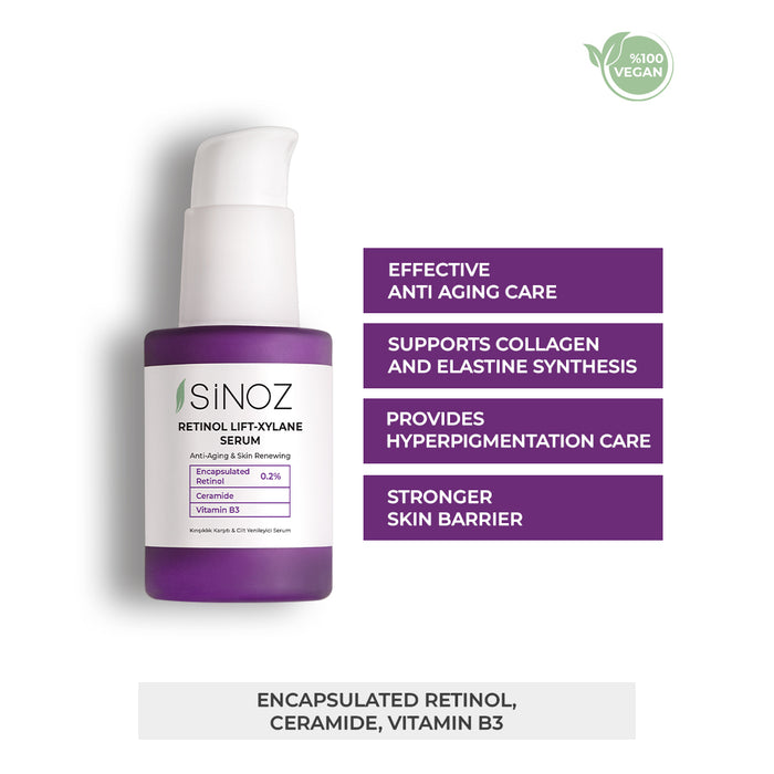 sinoz cosmetics Retinol Serum