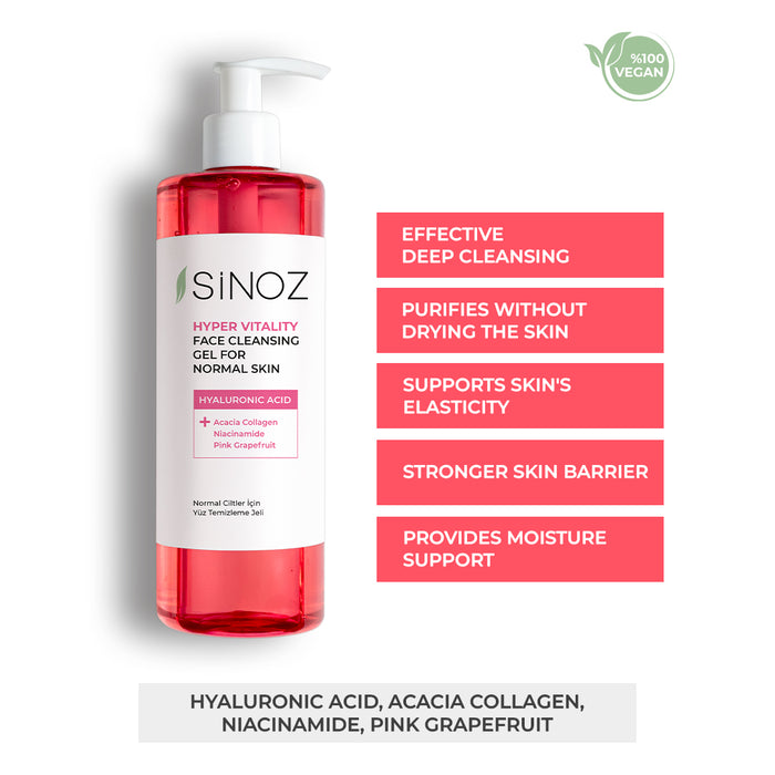 sinoz cosmetics Vitality Cleanser Normal Skin 400ML
