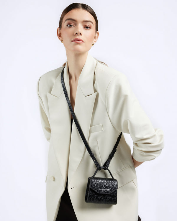 Smaak Tas MINI PRINTED (online Exclusive) BLACK