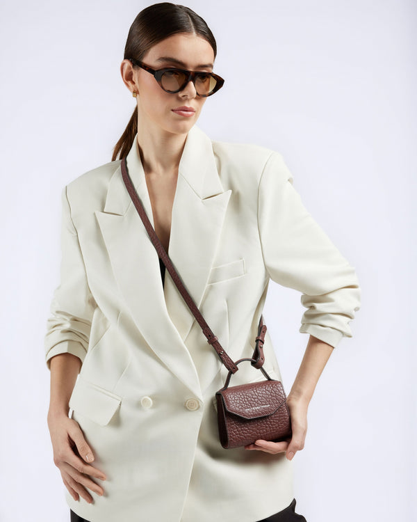 Smaak Tas MINI PRINTED (online Exclusive) PLUM