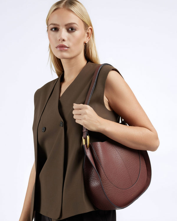 Smaak Tas RAVEL PRINTED PLUM