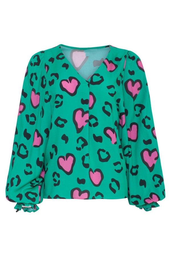 Smashed Lemon 23133 Losvallende Hartjes Topgreen-Pink | Green-Pink