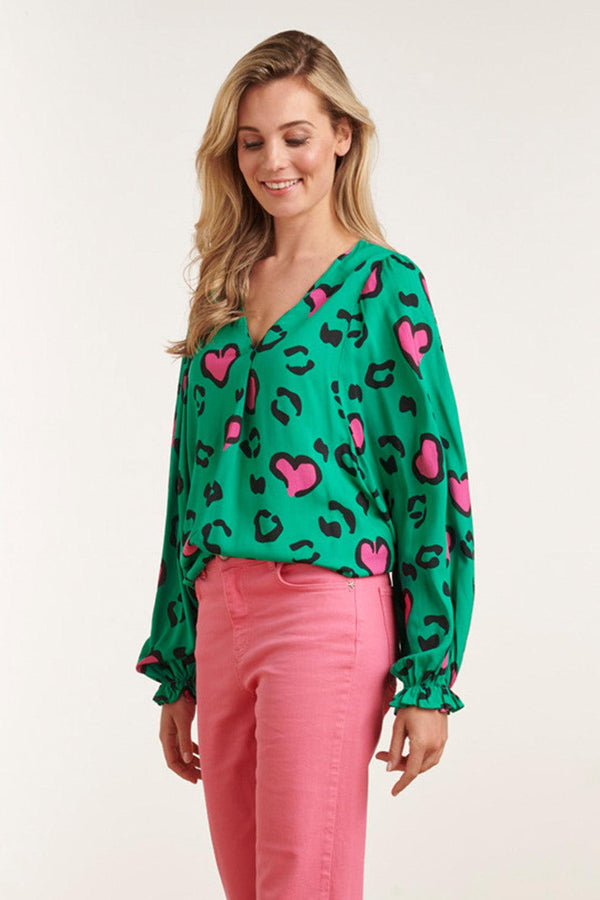 Smashed Lemon 23133 Losvallende Hartjes Topgreen-Pink | Green-Pink