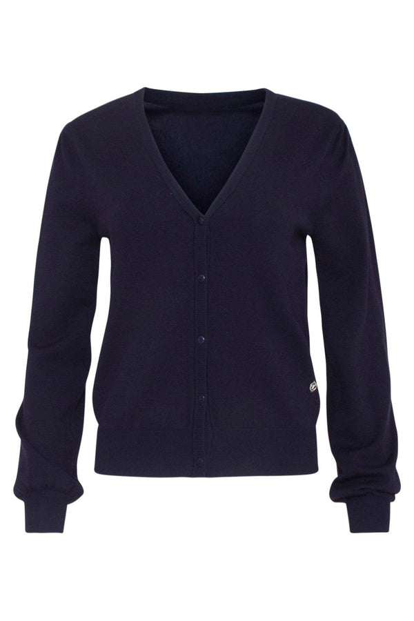 Smashed Lemon 23152-675 Viscose Lange Mouw Vestjedonker | Navy