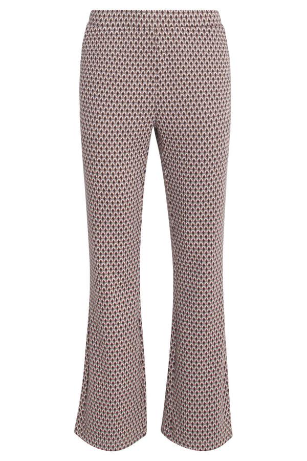 Smashed Lemon 23569 Vintage Flared Pantsretro Neutraal E Print | Black-Brown