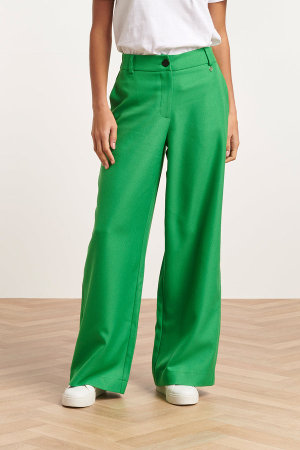 Smashed Lemon 23574 Stijlvolle Wijde Broekfel | Green