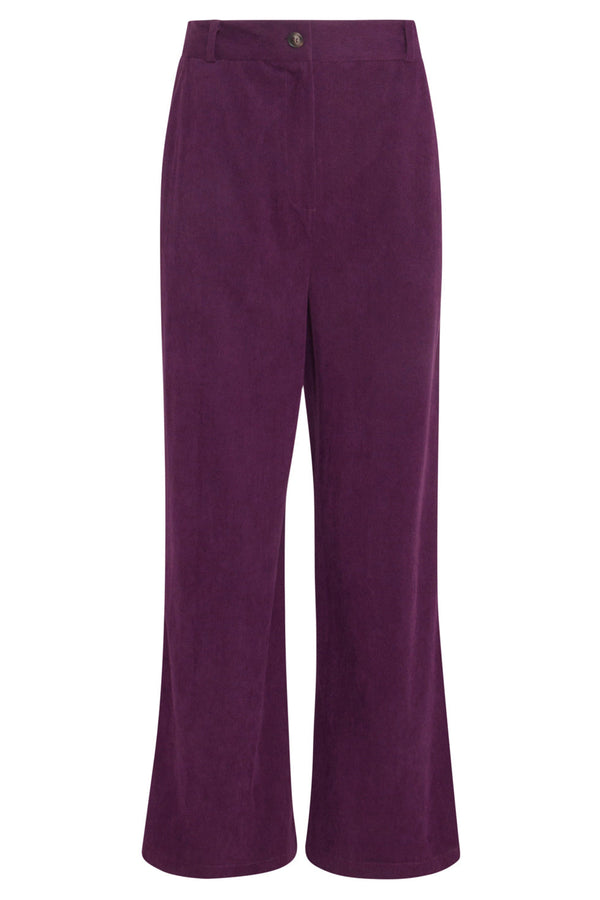 Smashed Lemon 23725-380 Corduroy Broekpaars Van 100% Polyester | Purple