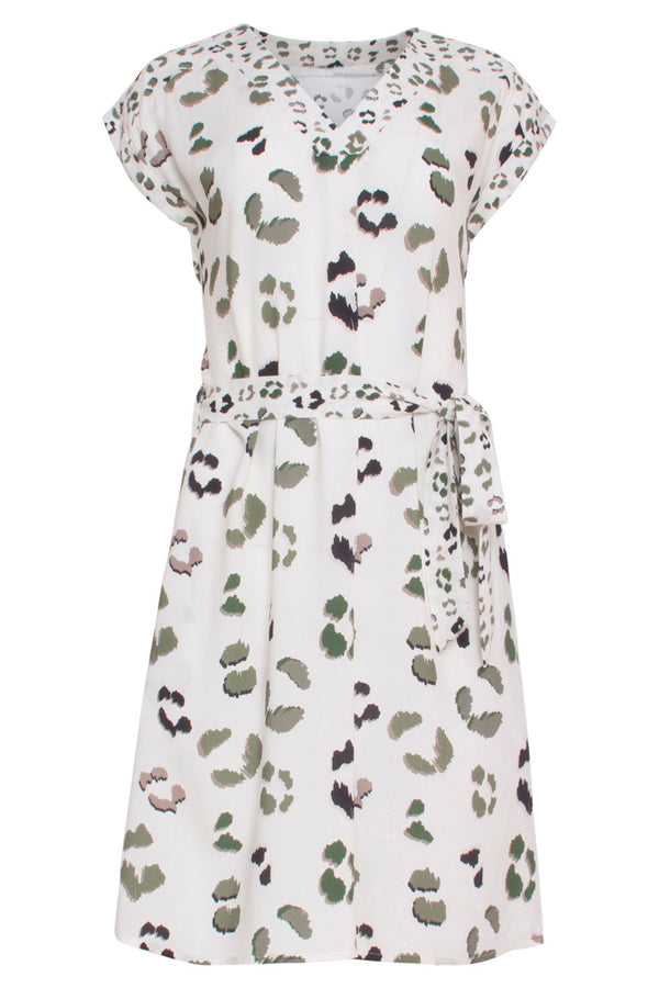 Smashed Lemon 24065 Cheetah Print Jurk | Off-White-Army