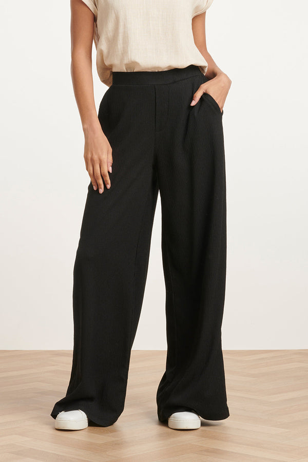 Smashed Lemon 24084 Lange Wijde Pijpen Broekdiep | Black