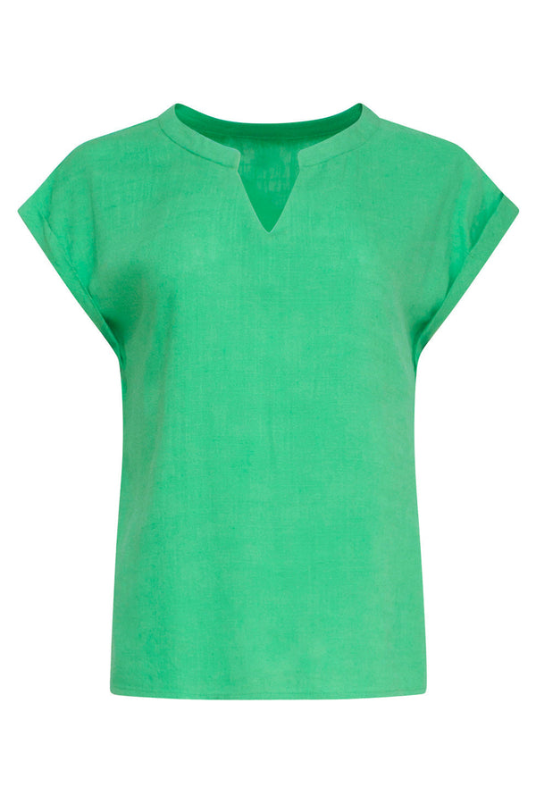 Smashed Lemon 24086 Toplevendig Met V-Halsomslagmouwen | Green