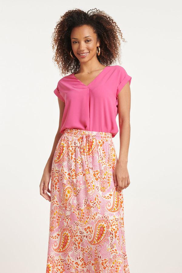 smashed lemon 24089 Eenvoudige Losvallende Elegante Tophelder | Pink