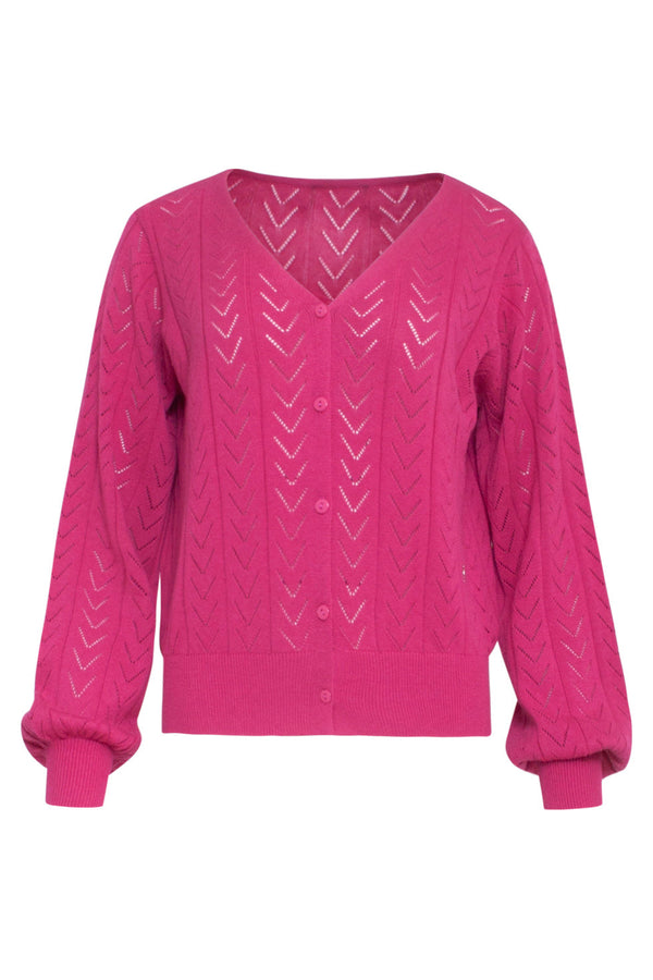 Smashed Lemon 24120 Losvallende Zomer Cardigan | Pink