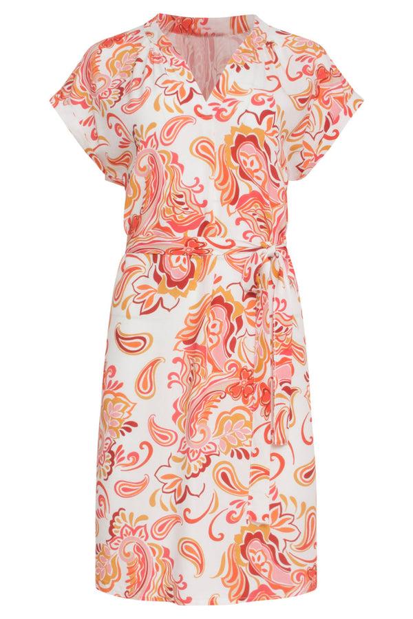 Smashed Lemon 24150 Zomerjurk Met Ornamentprint | Muticolour