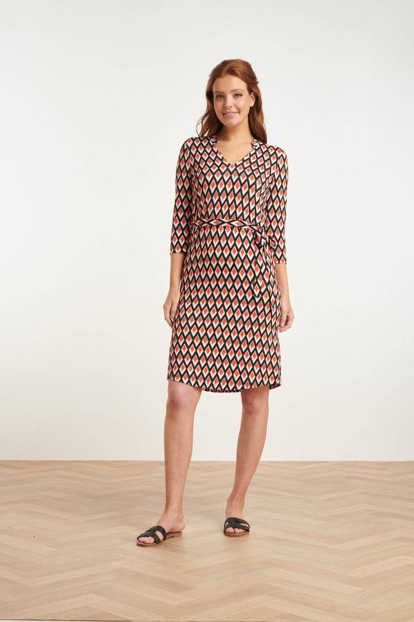 Smashed Lemon 24433-998 Grafisch Bedrukte Zomerjurk | Muticolour