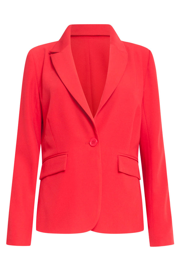 Smashed Lemon 24585 Verfijnde Blazer Met Losse Pasvorm | Red