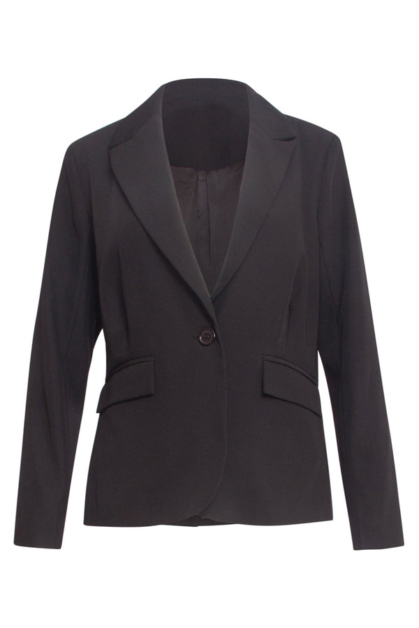 Smashed Lemon 24585 Verfijnde E Blazer Met Losse Pasvorm | Black