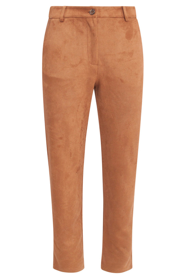 Smashed Lemon 24597 Suède Cognac Aangesloten Broek | Cognac