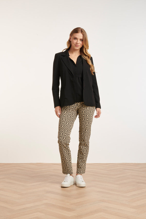 Smashed Lemon 24724 E Travel Kwaliteit Blazer | Black