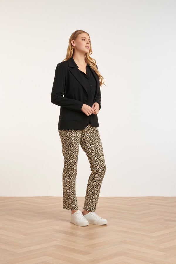 Smashed Lemon 24724 E Travel Kwaliteit Blazer | Black