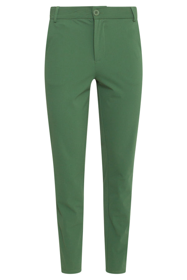 Smashed Lemon 24727 Slim Fit Army Green Travel Kwaliteit Broek | Army Green