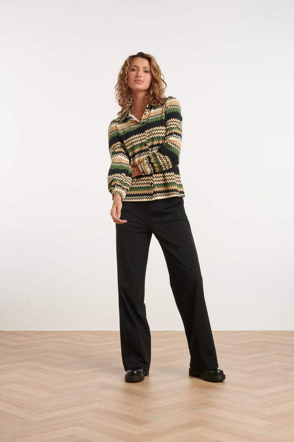 Smashed Lemon 24730 Stijlvolle E Travel Kwaliteit Broek | Black