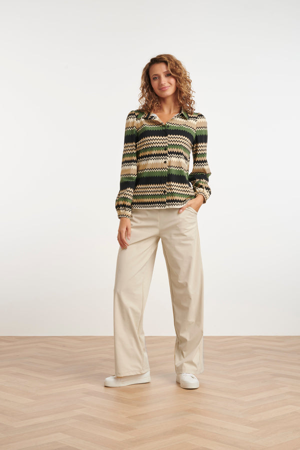 Smashed Lemon 24730 Stijlvolle Travel Kwaliteit Broek | White