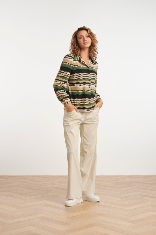 Smashed Lemon 24730 Stijlvolle Travel Kwaliteit Broek | White