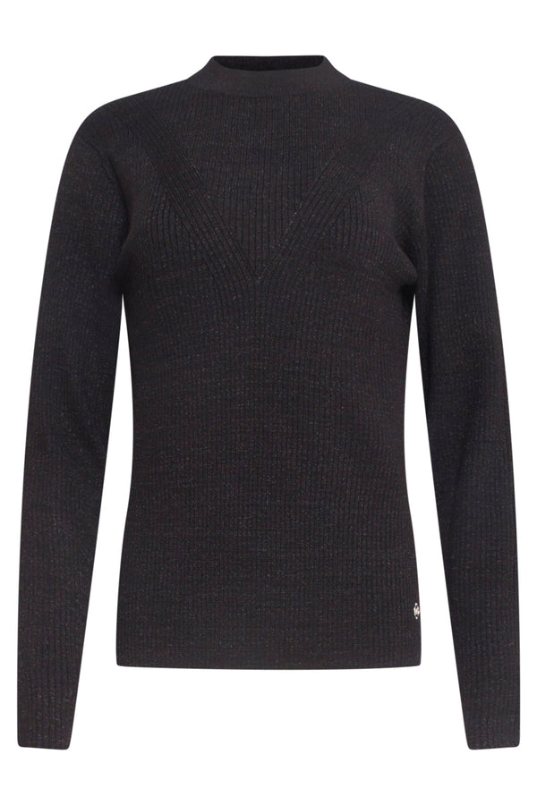 Smashed Lemon 24788 E Geribde Coltrui Met Lurex | Black