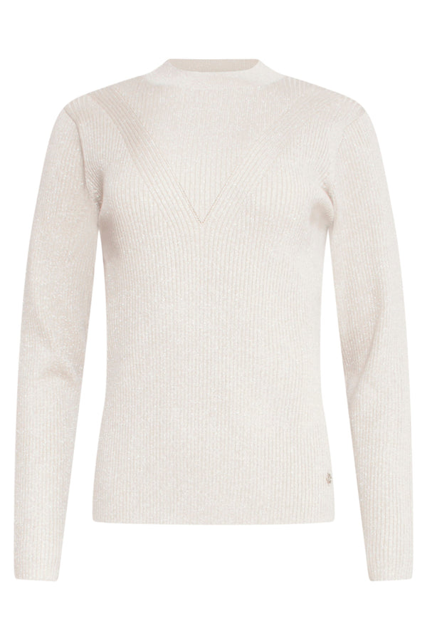 Smashed Lemon 24788 E Geribde Coltrui Met Lurex | Sand