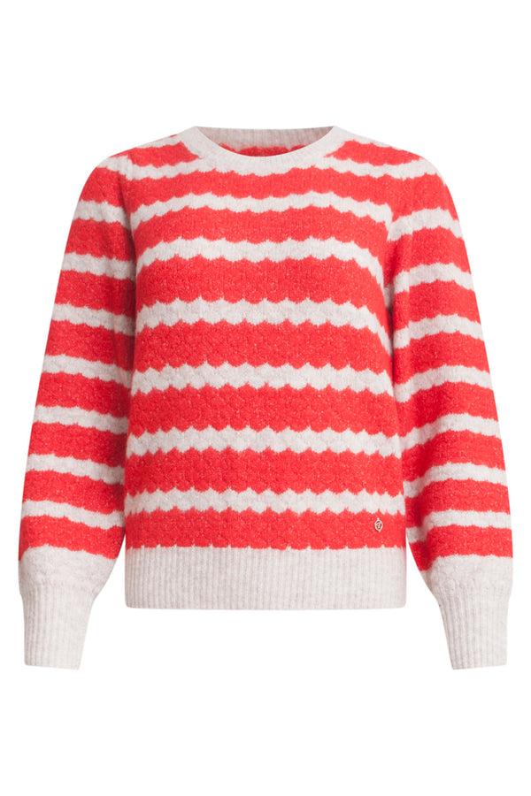 Smashed Lemon 24904 Gestreepte Gebreide Trui | Muticolour