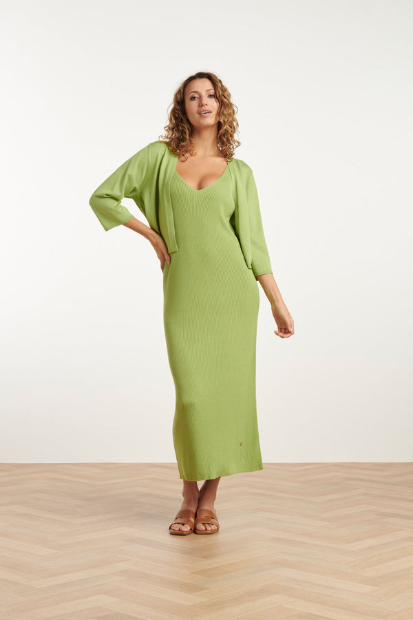 Smashed Lemon 25105 Licht Zachte Gebreide Bolero | Light Green