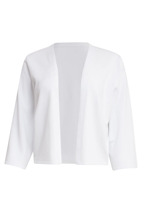 Smashed Lemon 25105 Te Zachte Gebreide Bolero | White