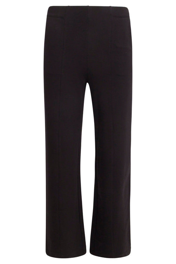Smashed Lemon 25208 E Zachte Pants Met Wijde Pasvorm | Black