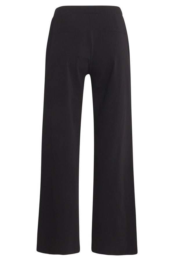 Smashed Lemon 25233 E Wide Leg Broek Van Travel Quality | Black